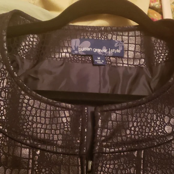 Susan Graver Style Jacket Sz Med - Picture 7 of 8